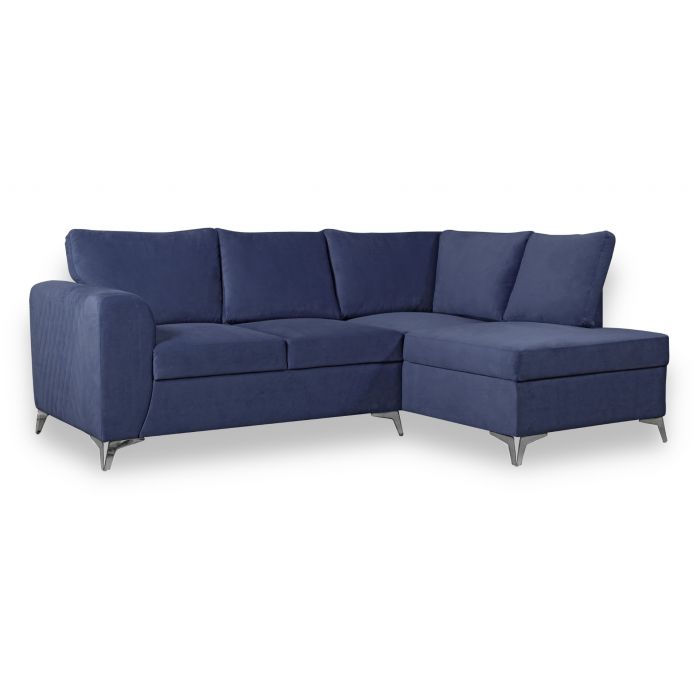 Fabric blue 2024 sectional sofa