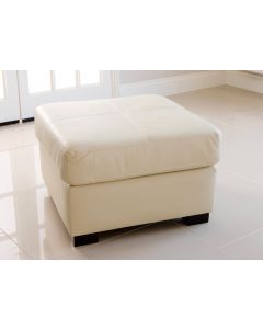 FOOTSTOOL in Faux Leather